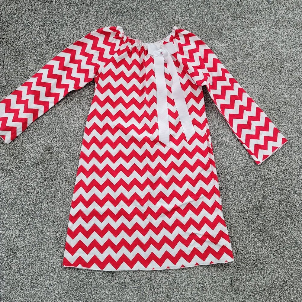 Lolly Wolly Doodle Girls Red & White Dress Size 10